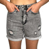 Black Ripped Jeans Shorts 1 S-150