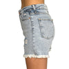Light Blue Ripped Jeans Shorts S-150