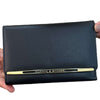 Black A71 Compact Leather Wallet