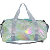 aqua Holographic Nylon Gym Bag 2 S-54