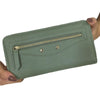 green A68 Long Leather Classic Wallet