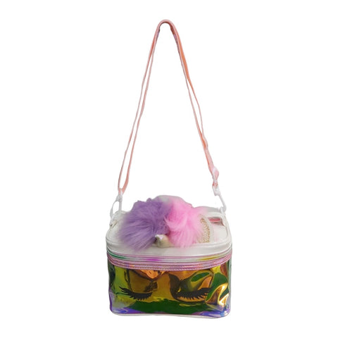 Holographic Unicorn Cosmetic Bag