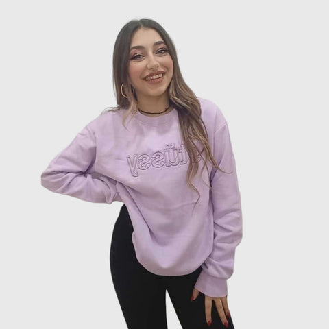 purple Simple Sweater 1 S-112