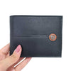 Black And Blue Leather Wallet 3