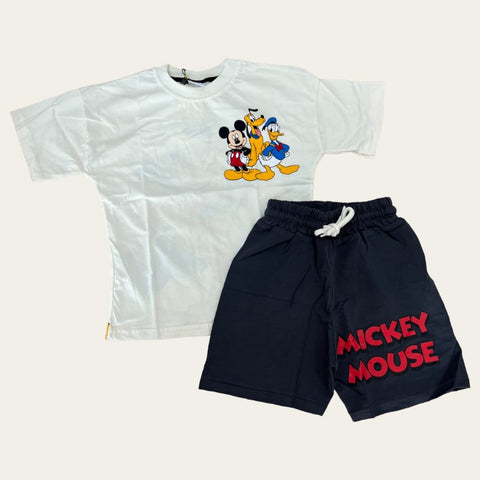 Mickey, Donald & Pluto Shorts Set