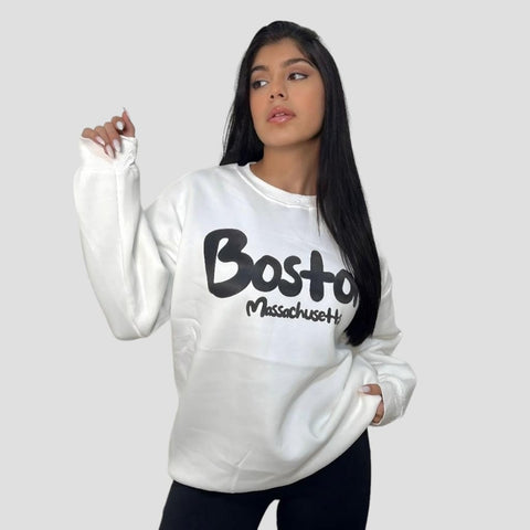 "Boston Massachusetts" Sweater