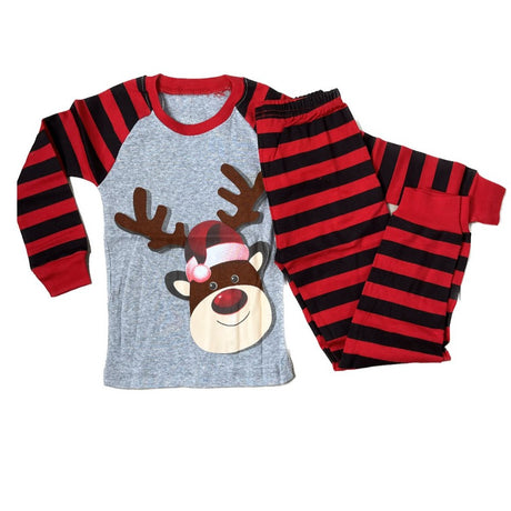 Christmas Reindeer Cotton PJ S-42