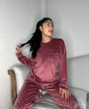 Rose Velvet Pyjama 8