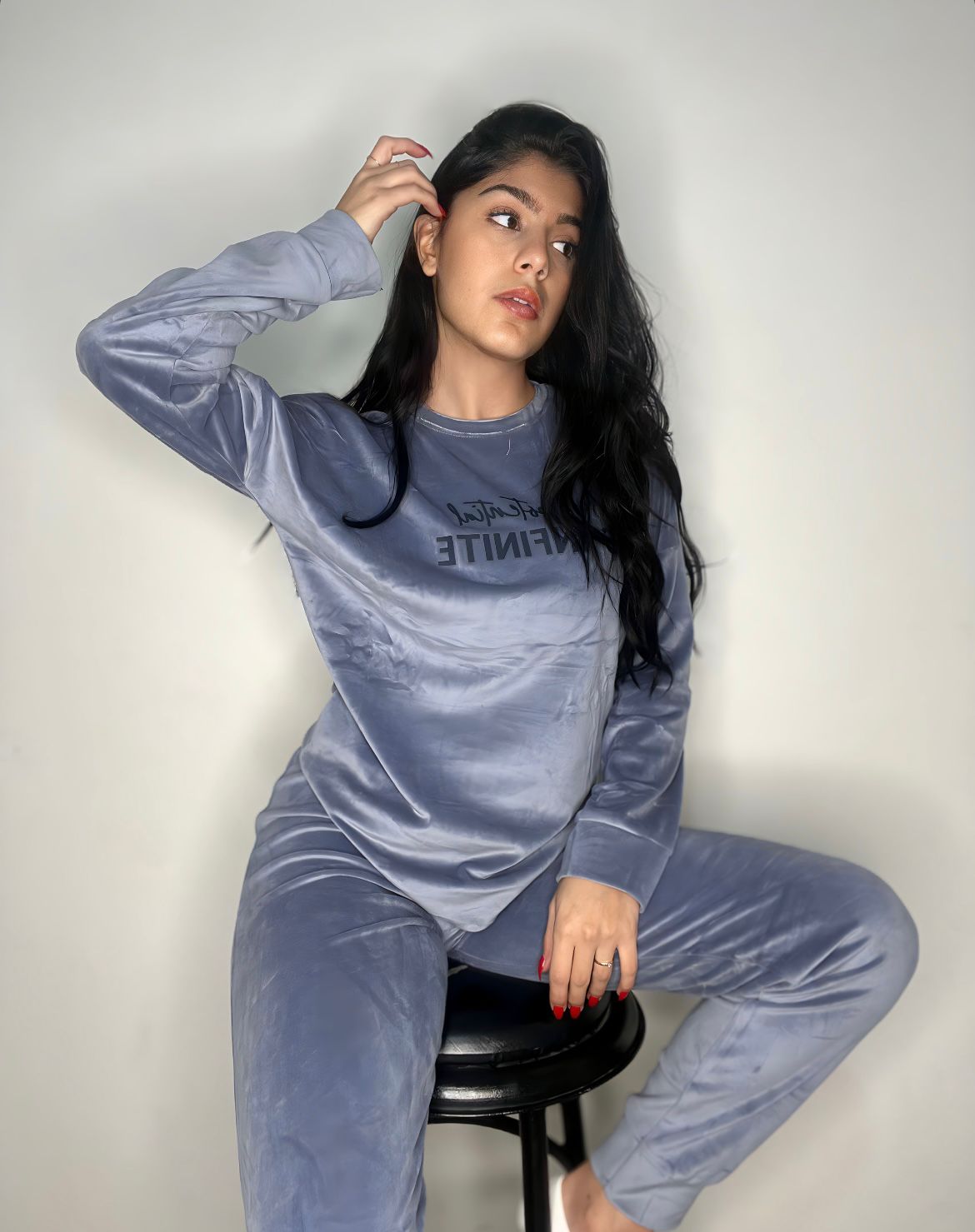 Blue Velvet Pajama 5