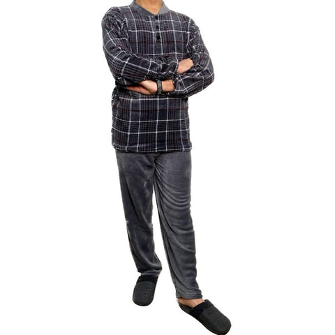 Squared Pattern Fleece Pajama