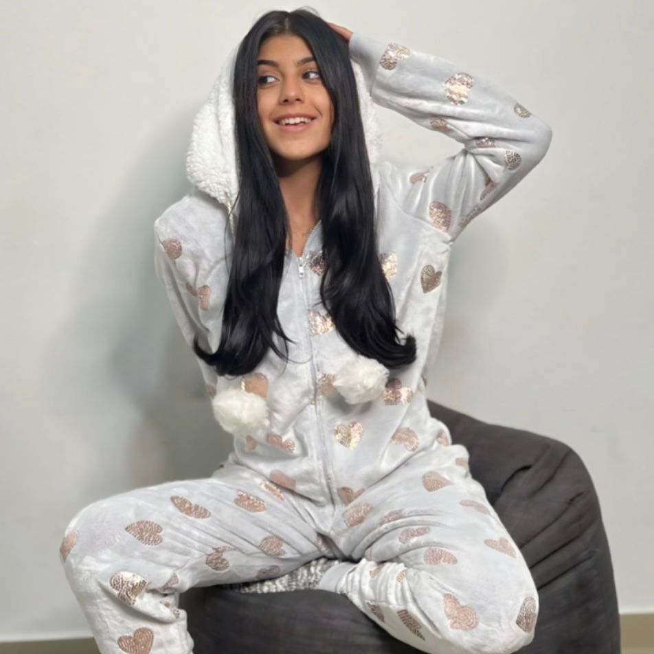 Heart Onesie S-60