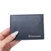 Mini Black Leather Wallet 11