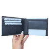 Medium size Black Leather Wallet 11