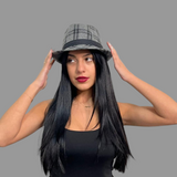 Patterned Fedora Hat