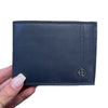 Classic Blue Leather Wallet 9
