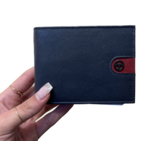 Blue and Red Leather Wallet 18