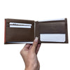 Black & Brown Leather Wallet 13
