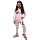 Simple Pink Jogging Set 1 S-95