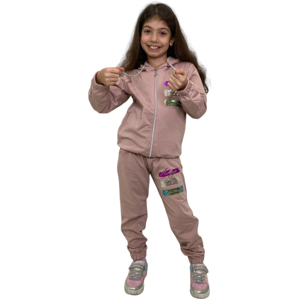 "Enjoy The Journey" Jogging Set S-46