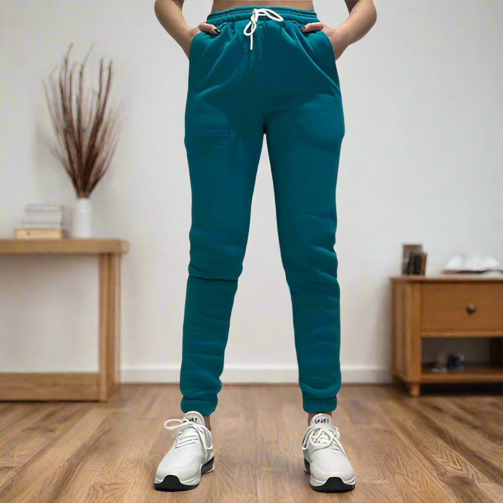 Green Fleece sweatpants
