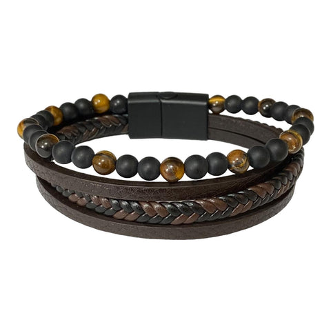 Beaded Leather Bracelet 3