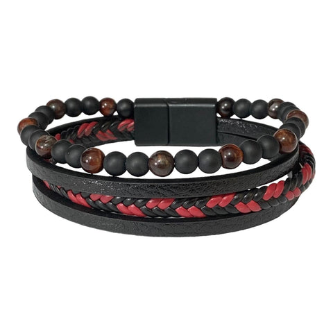 Beaded Leather Bracelet 3