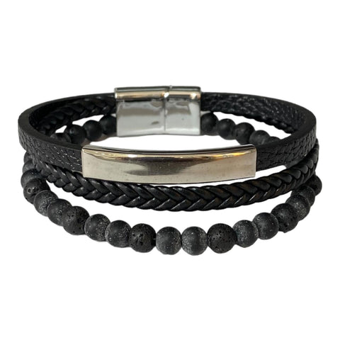 Beaded Leather Bracelet 2