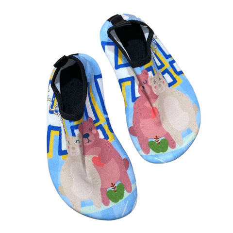 Cute Cuddling Bears Aqua Shoes