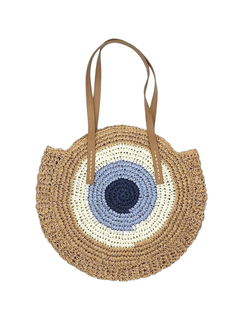 Circular Straw Beach bag