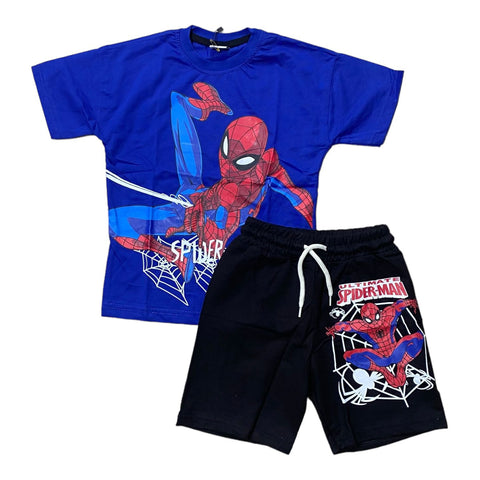 Spiderman Shorts Set