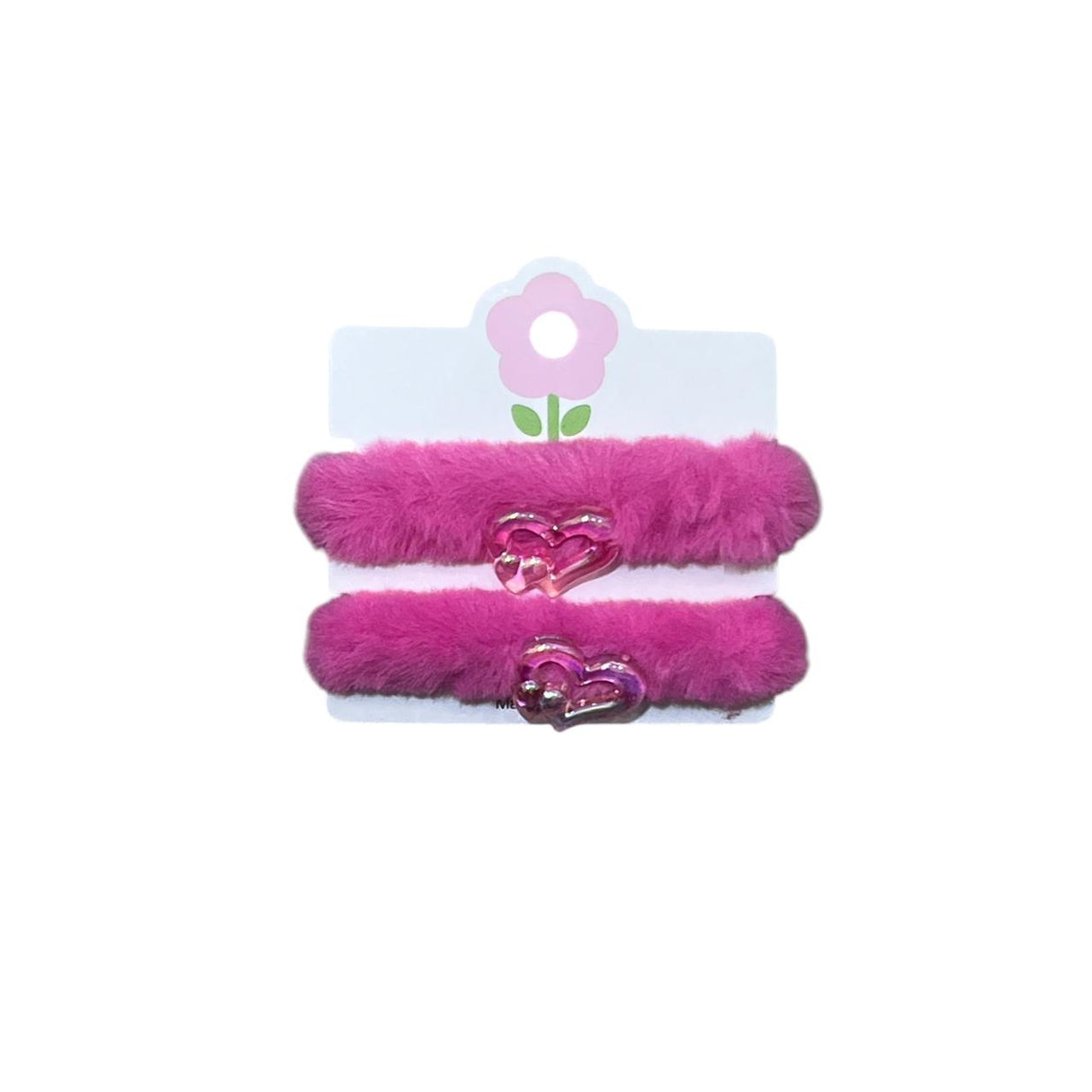 Heart Furry Hair Tie