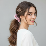 Simple Hair Clips & Scrunchie Set