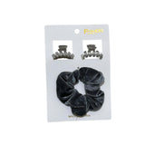 Simple Hair Clips & Scrunchie Set