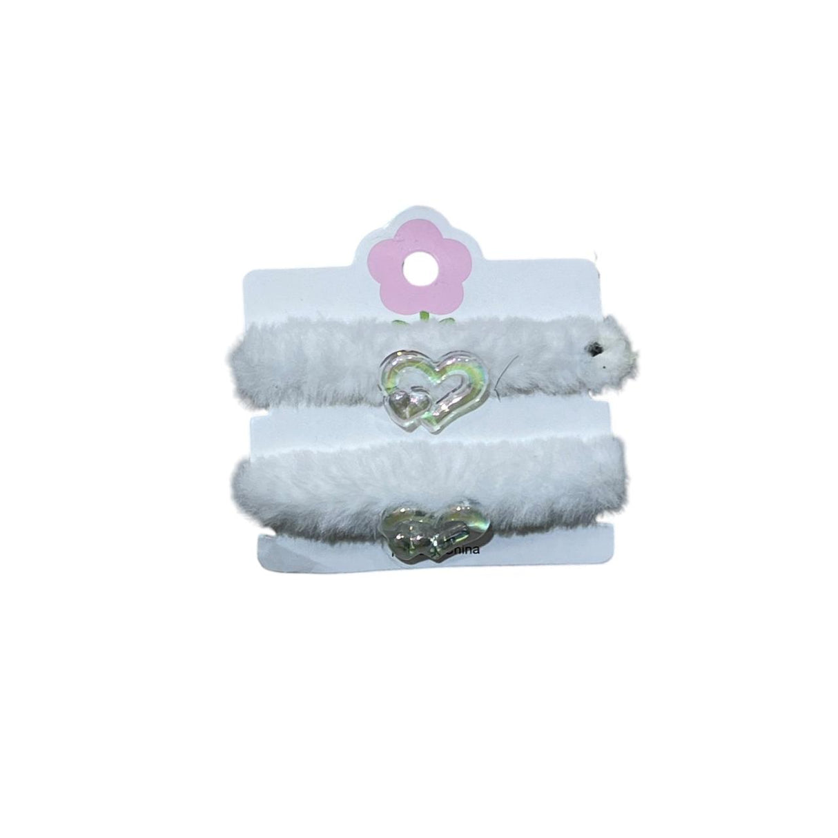 Heart Furry Hair Tie