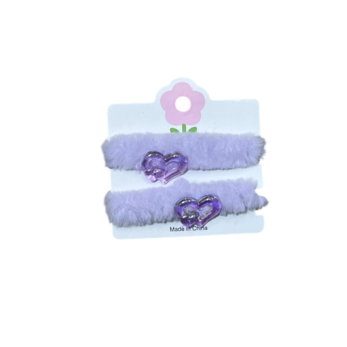 Heart Furry Hair Tie