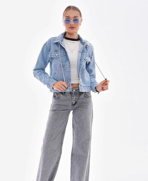 Hooded Jeans Jacket