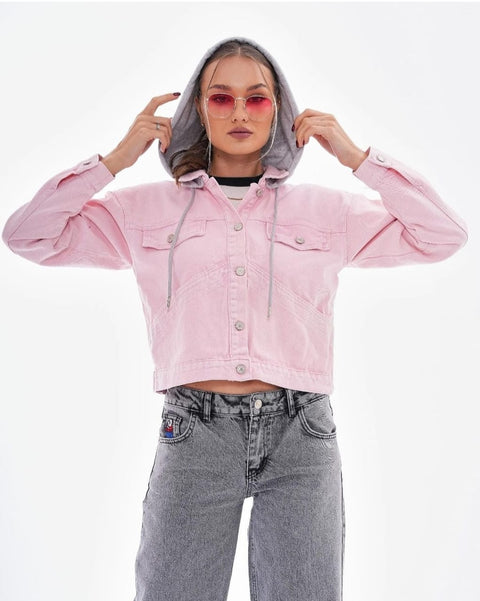 Hooded Jeans Jacket