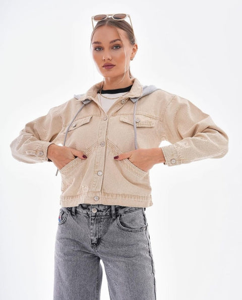 Hooded Jeans Jacket