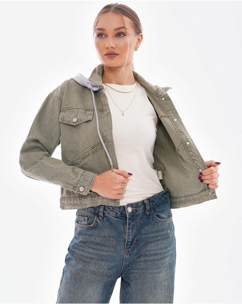 Hooded Jeans Jacket
