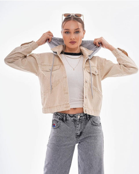Hooded Jeans Jacket