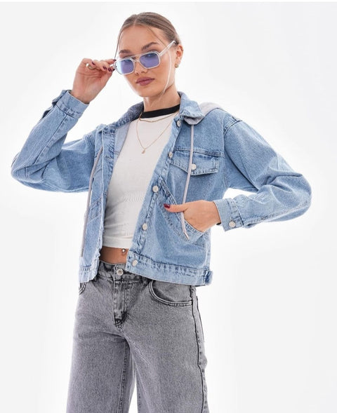 Hooded Jeans Jacket