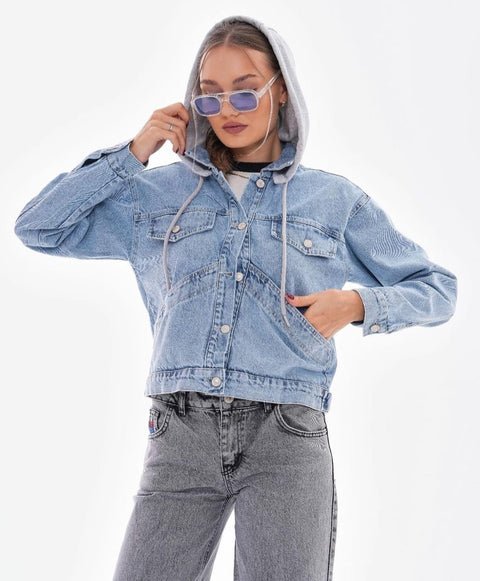 Hooded Jeans Jacket