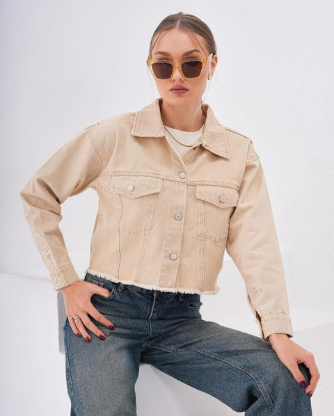 Front Pocket Jeans Jacket