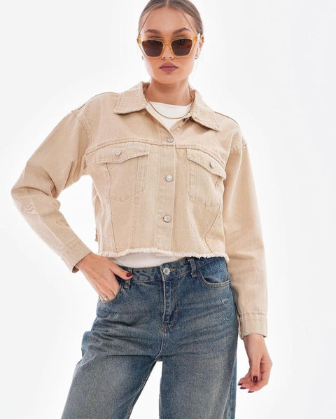 Front Pocket Jeans Jacket