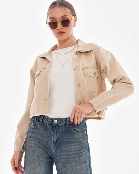 Front Pocket Jeans Jacket