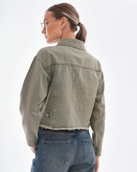 Front Pocket Jeans Jacket