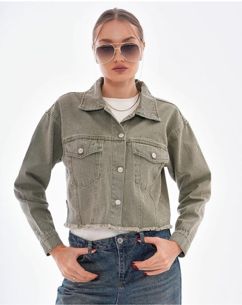 Front Pocket Jeans Jacket