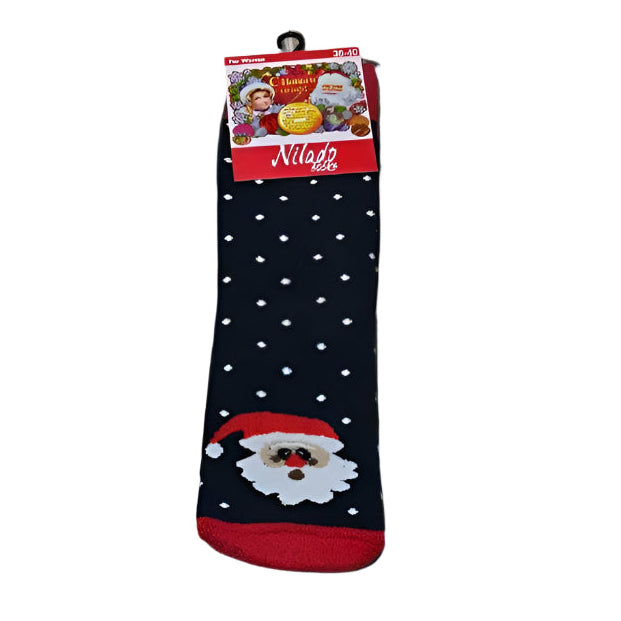 Black santa socks
