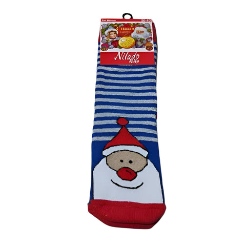 Stripped santa Socks