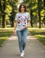 Oversized 4-Framed Minnie Mouse T-Shirt
